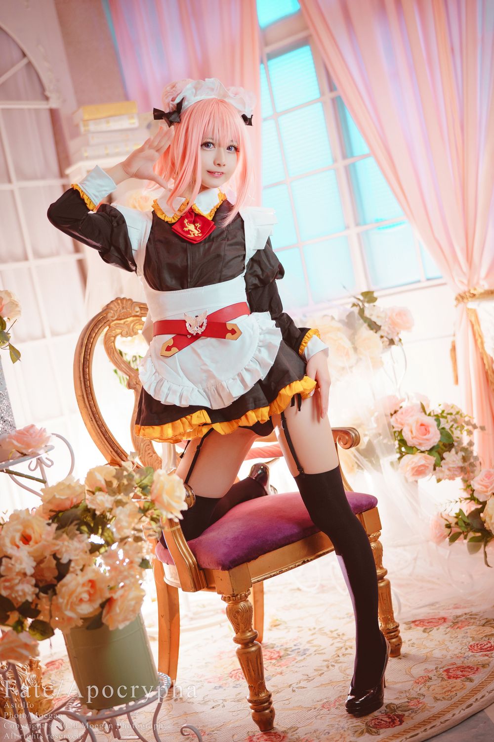 No.025-FateGrand Order–Astolfo Maid ver [9P]-cos王者