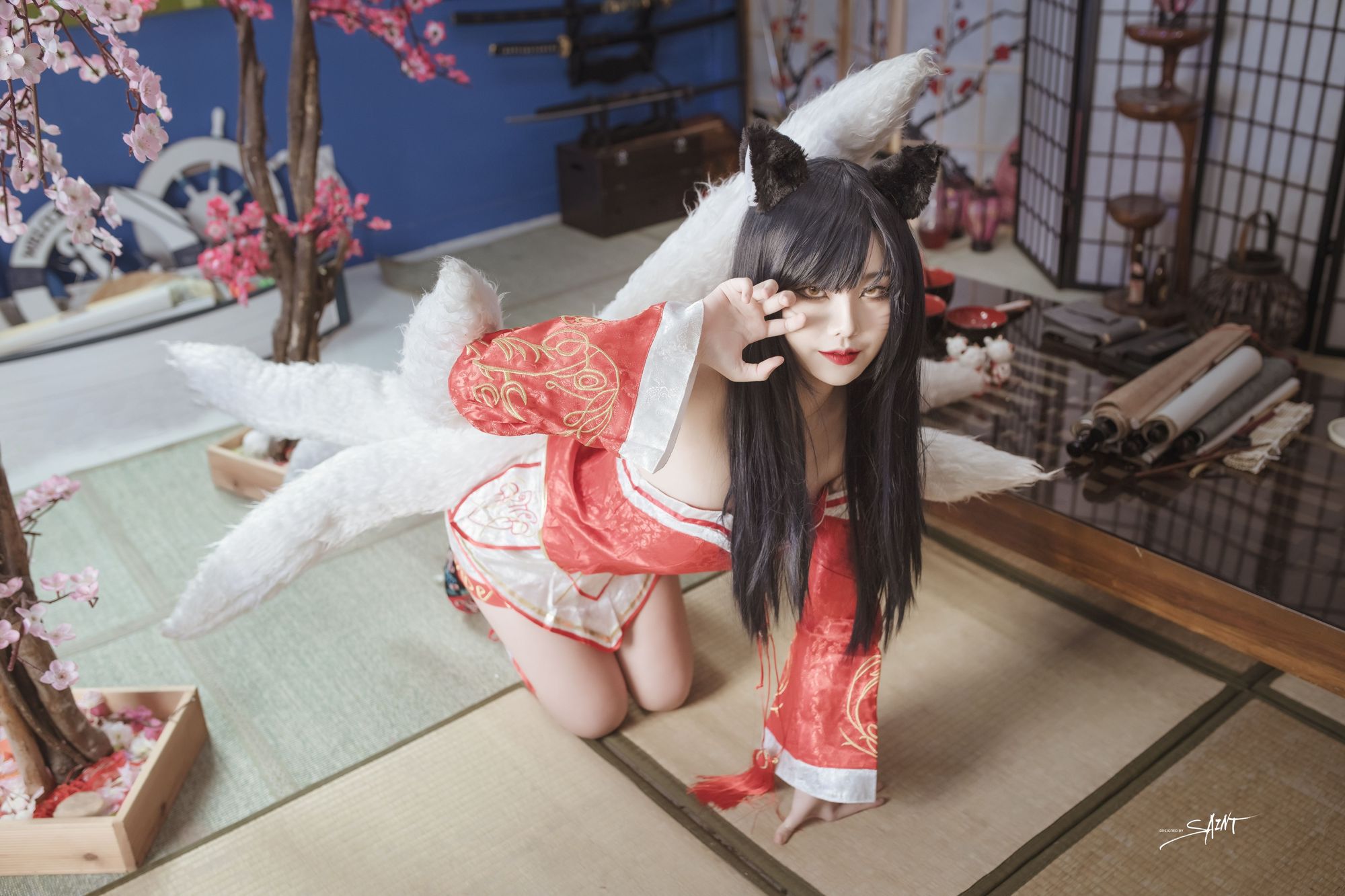 图片[1]-No.007-[SAINT Photolife] cosplay-Original Ahri [53P]-cos王者