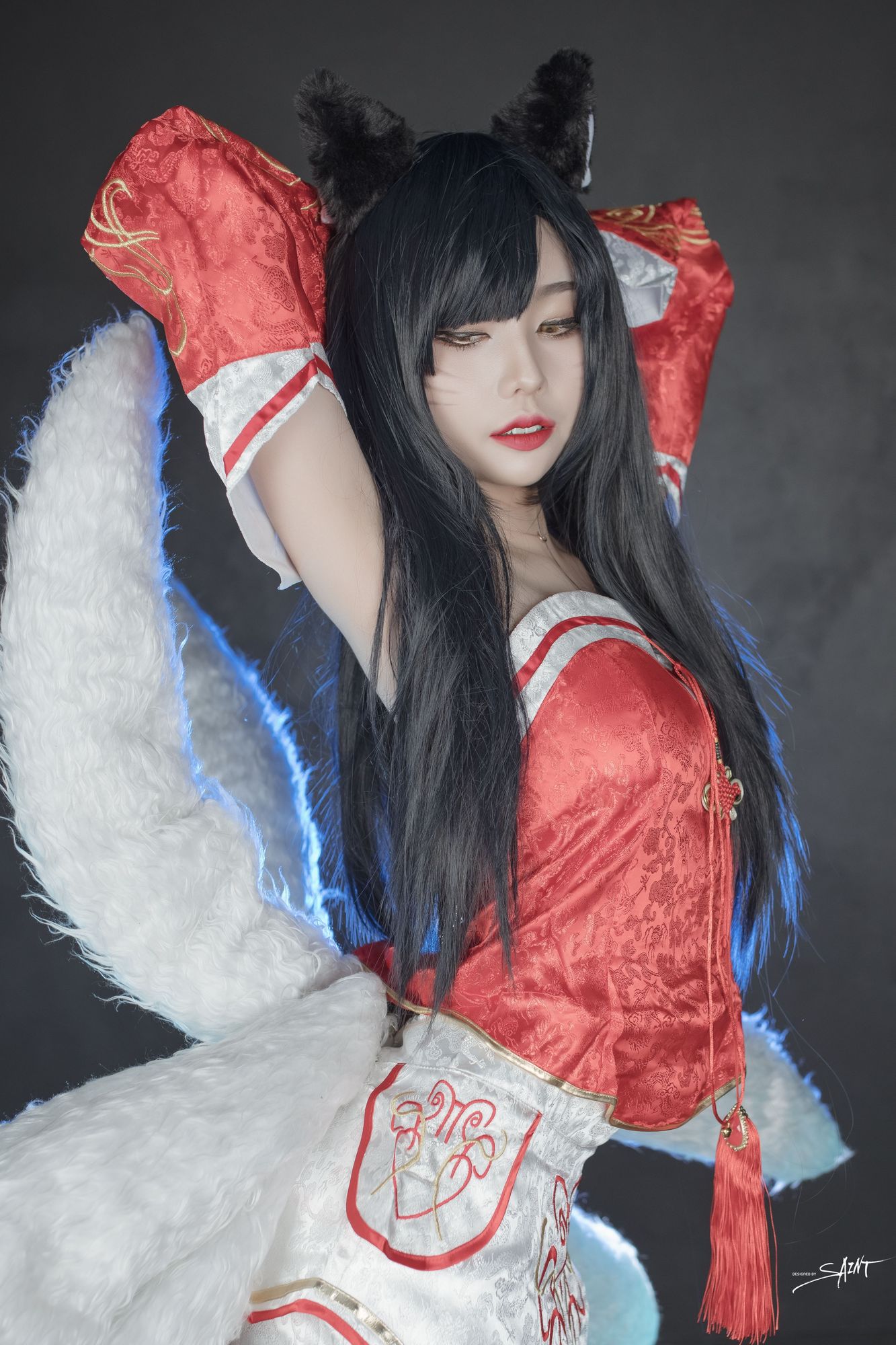 No.007-[SAINT Photolife] cosplay-Original Ahri [53P]-cos王者