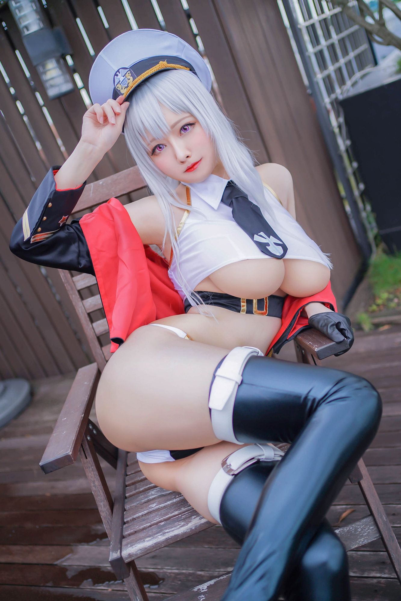 No.017-Azure Lane Enterprise Swimsuit [15P]-cos王者