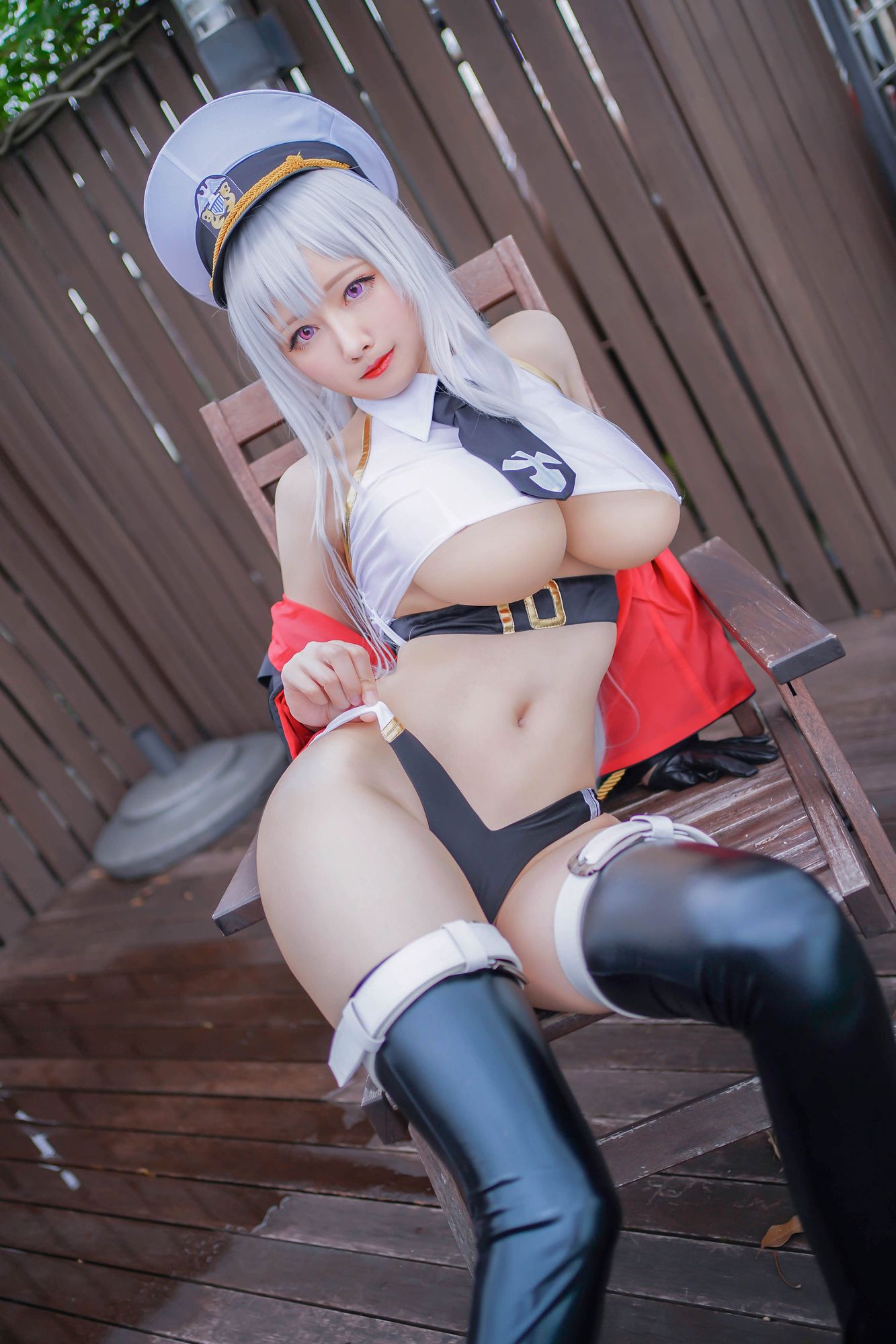 图片[3]-No.017-Azure Lane Enterprise Swimsuit [15P]-cos王者