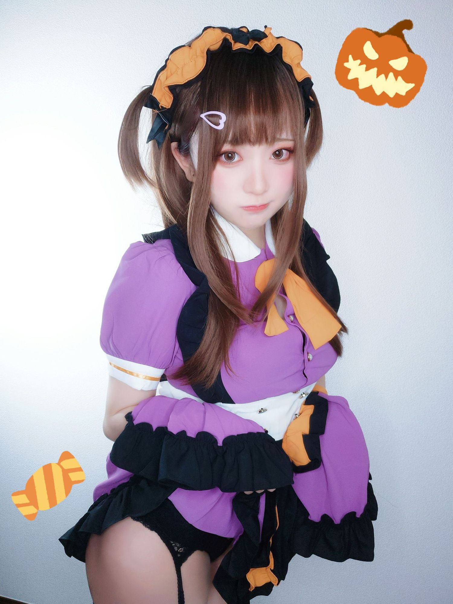 图片[3]-No.024-👻ハロウィンメイドっ🎃自撮り [23P]-cos王者