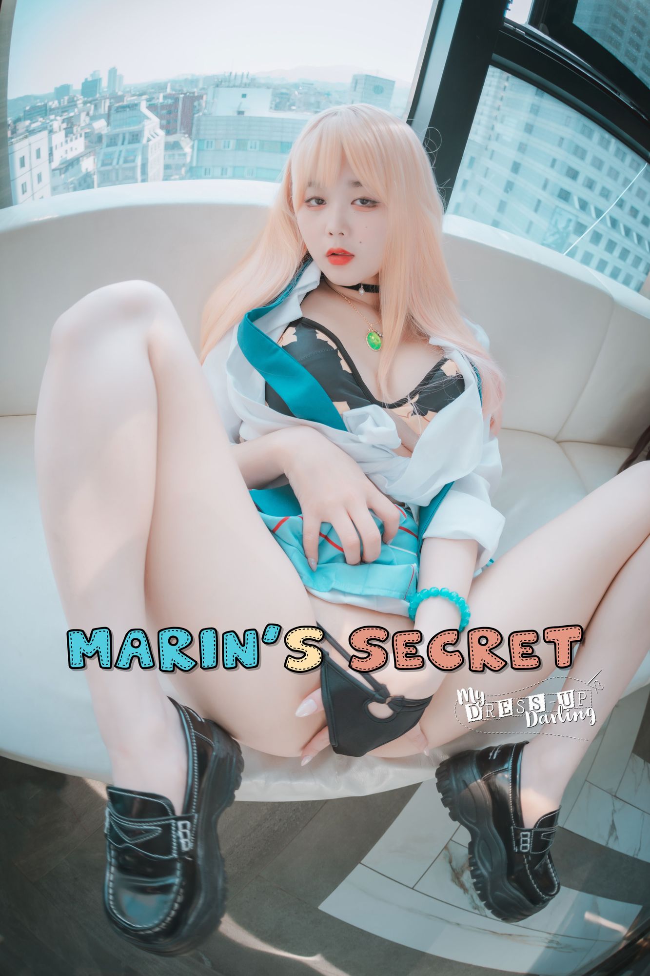 图片[1]-No.039-[DJAWA] Marin’s Secret [63P]-cos王者