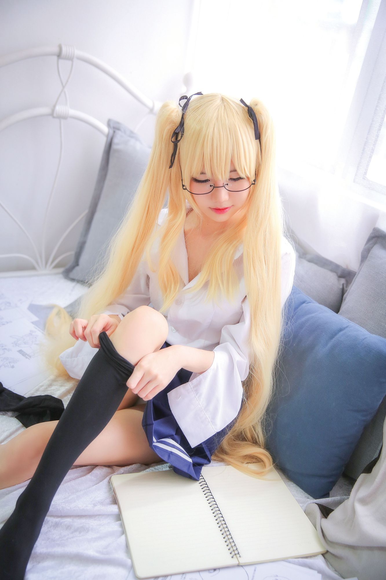 图片[2]-No.009-Eriri School Girl [43P 3V]-cos王者