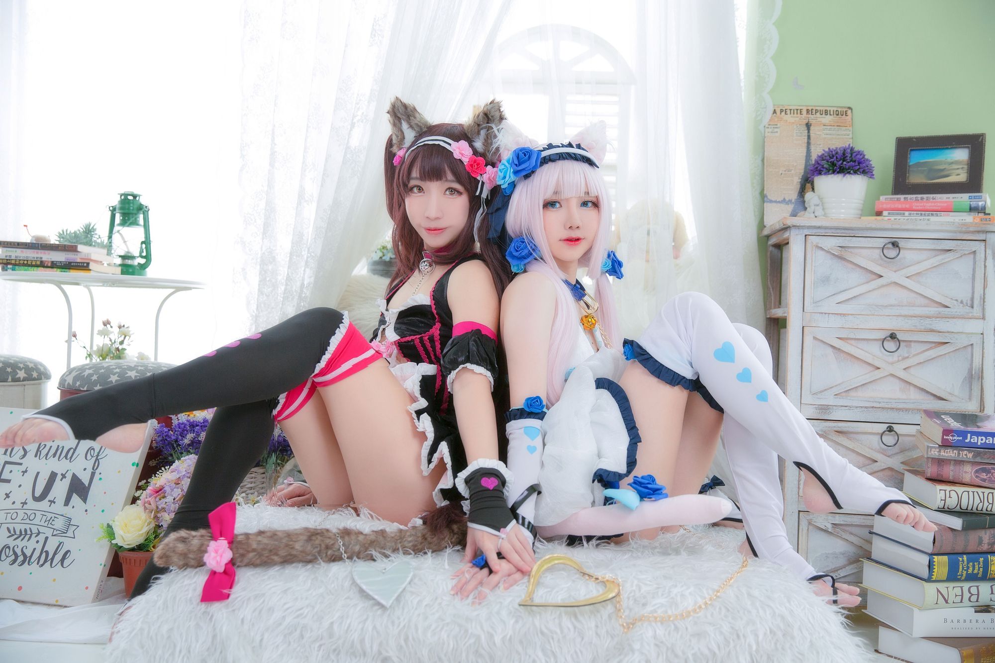 图片[2]-No.030-Vanilla & Chocola x Miya [10P]-cos王者