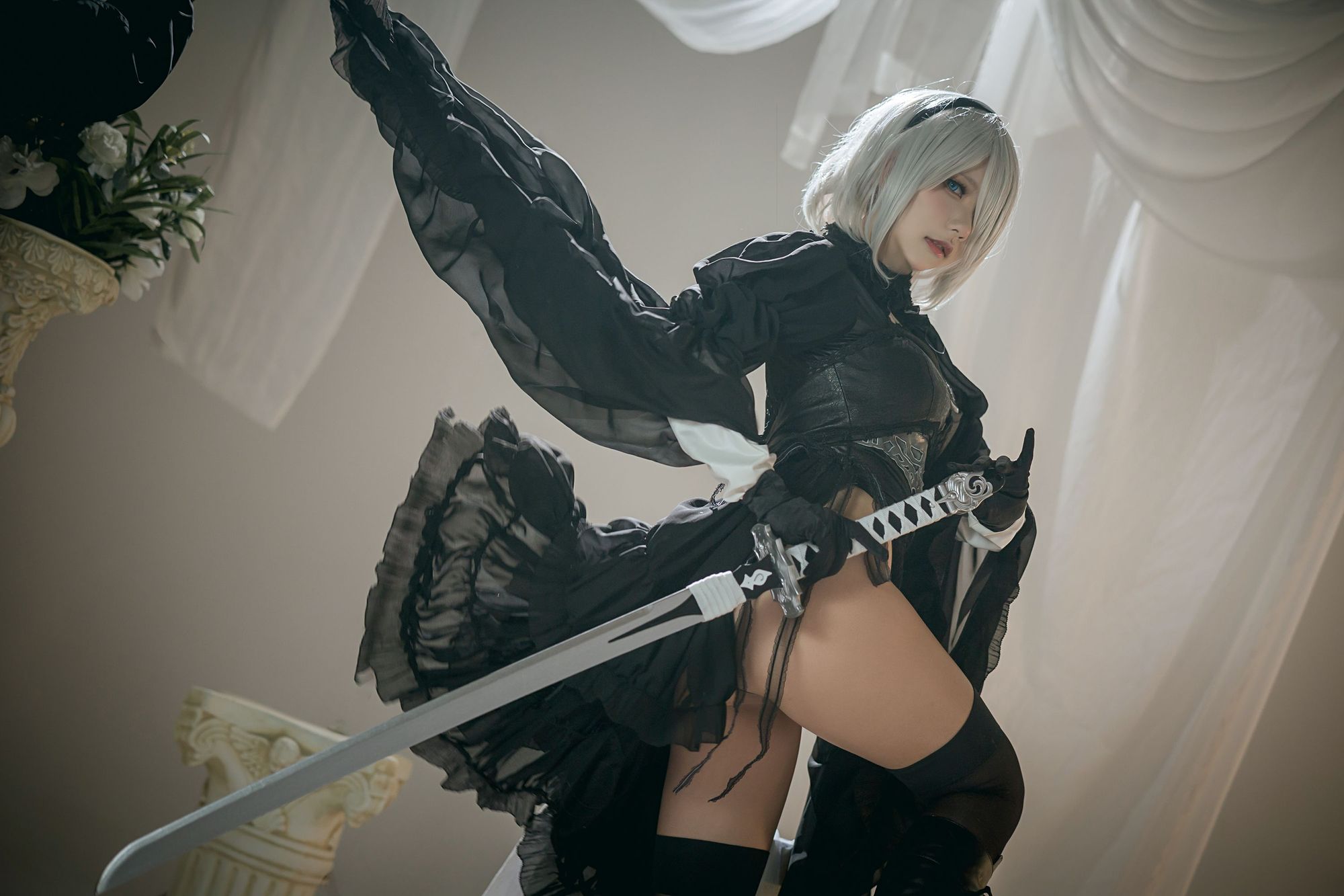 图片[1]-No.014-Nier 2B Dress Ver [6P]-cos王者