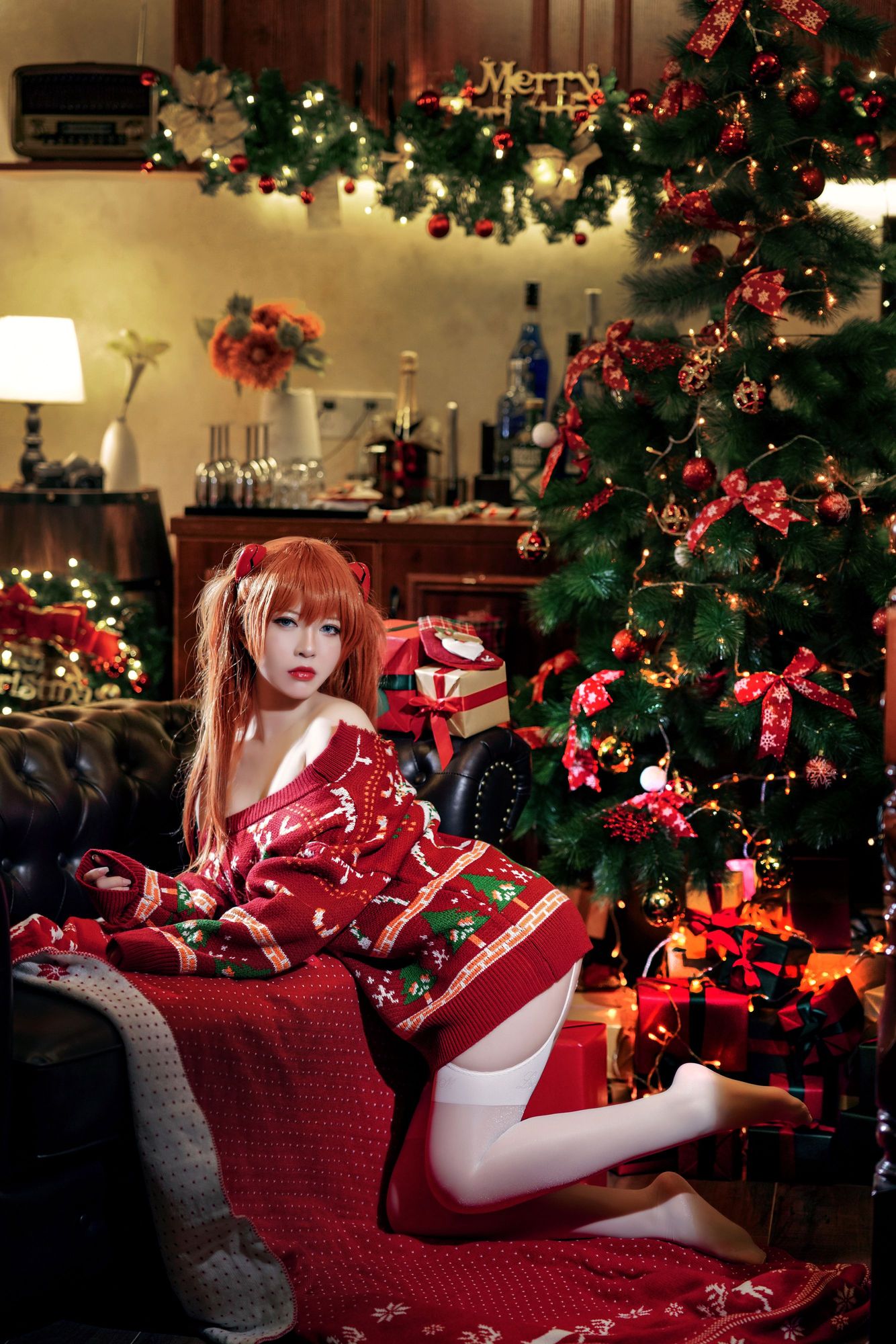 图片[2]-No.020-式波・ー ASUKA Christmas [41P]-cos王者