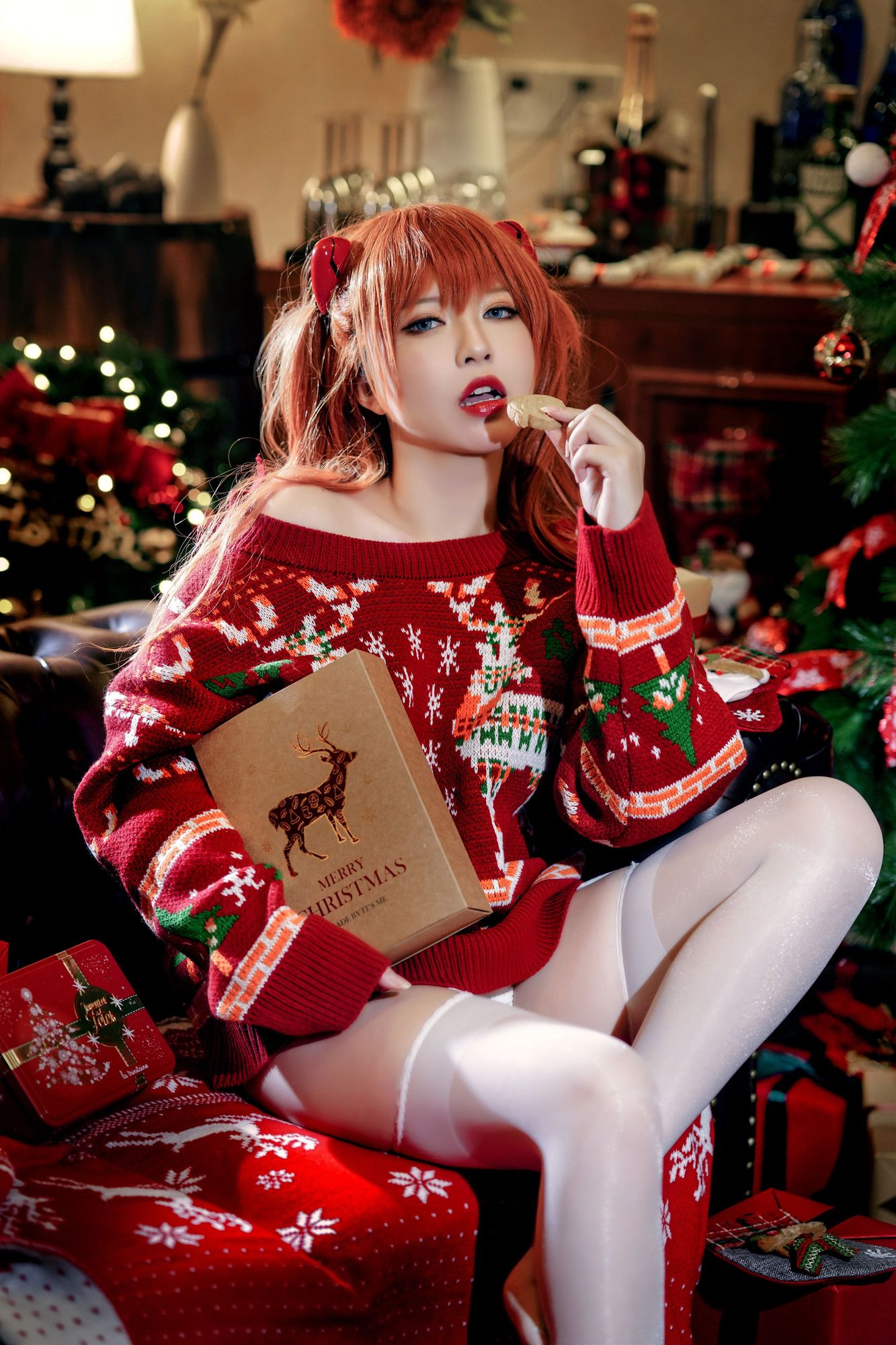 图片[3]-No.020-式波・ー ASUKA Christmas [41P]-cos王者