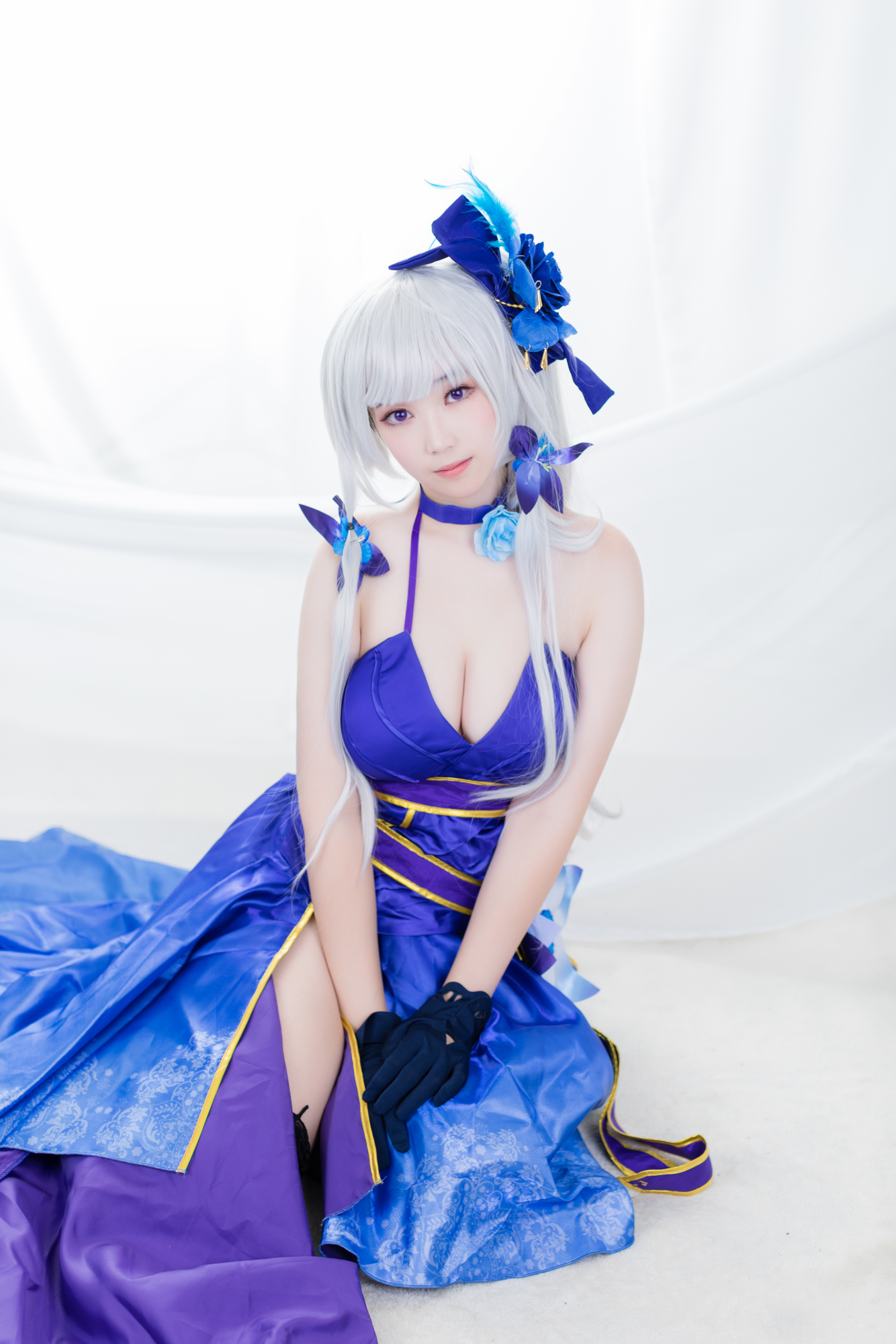 No.003-Azur Lane-Illustrious (Never-Ending Tea Party ver.) [21P]-cos王者