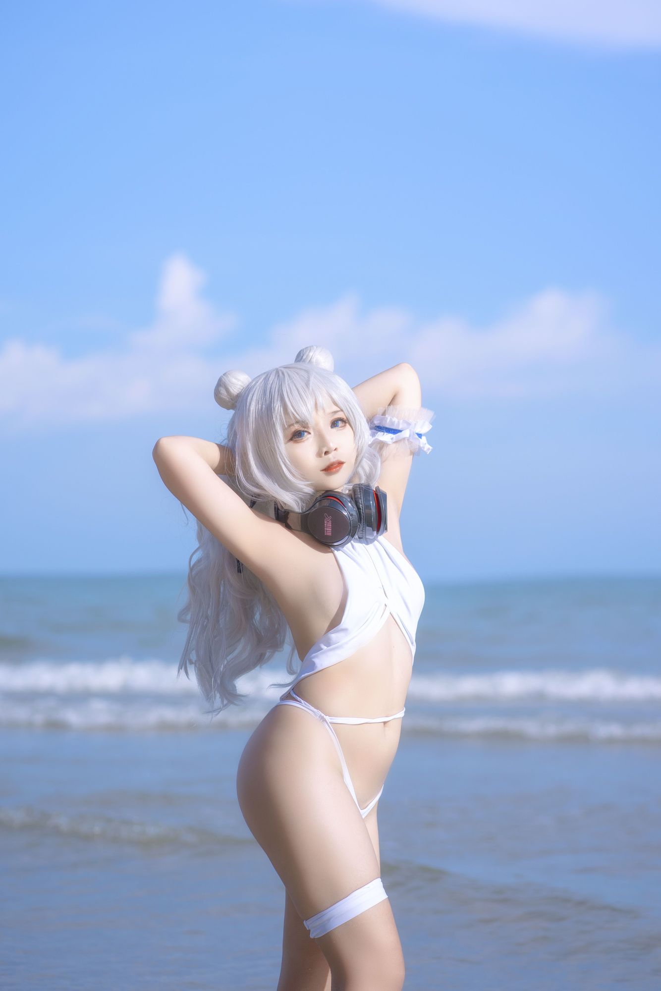 No.003 – Azur Lane Le Malin bikini [22P]-cos王者