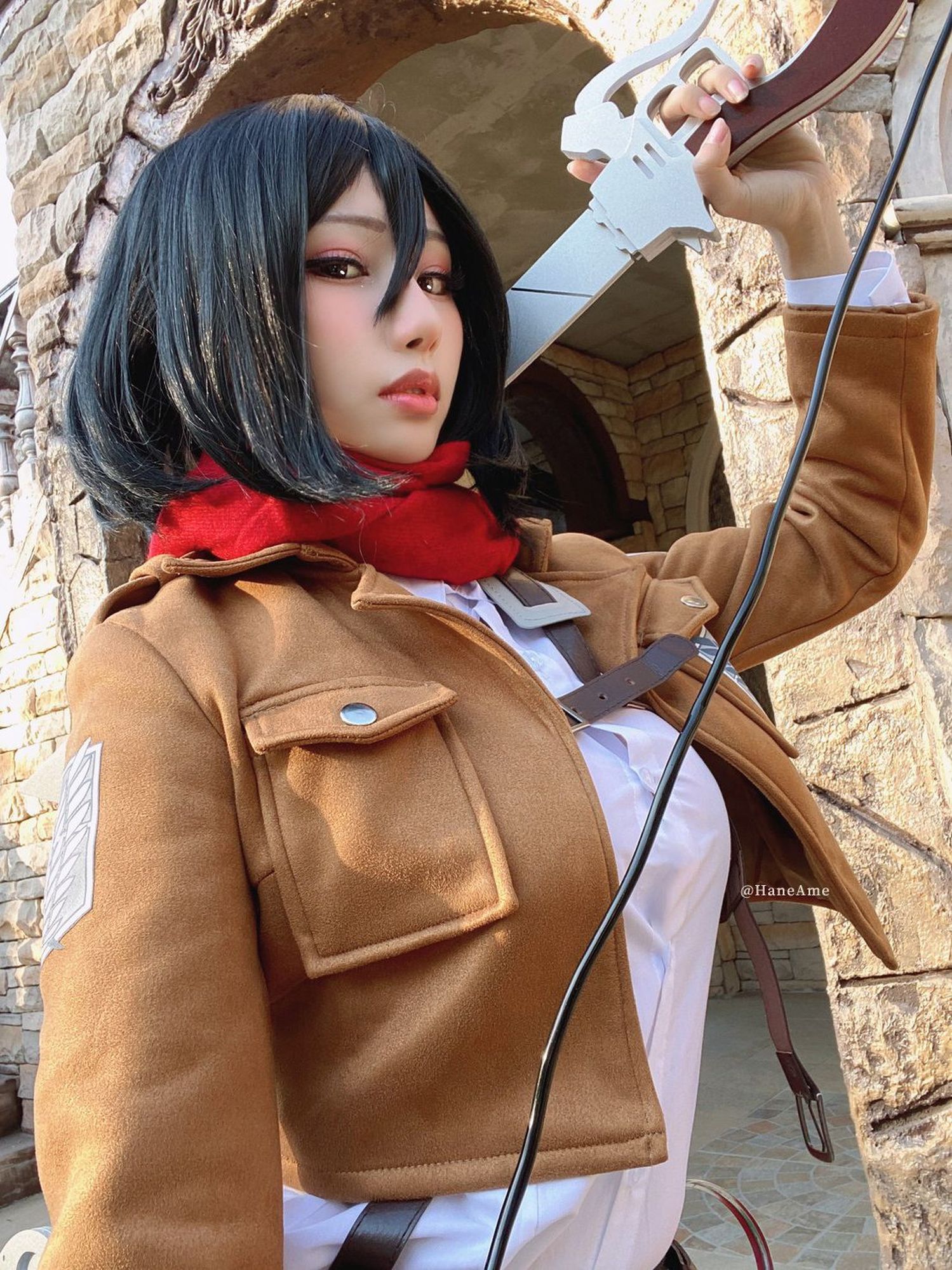 图片[2]-No.096-Attack on Mikasa 米卡沙 [49P]-cos王者