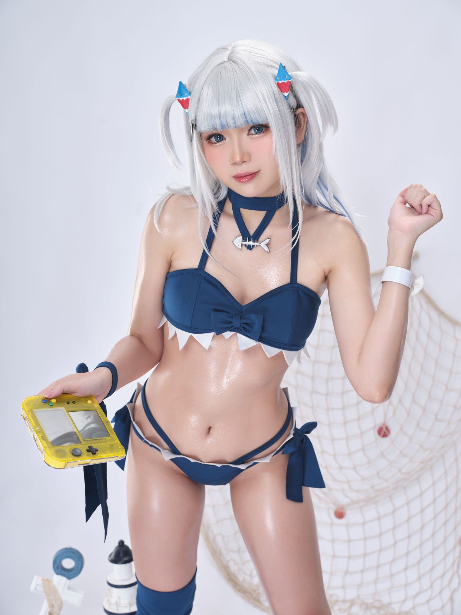 No.087 – Hololive Gawr Gura Swimsuit [25P 2V]-cos王者