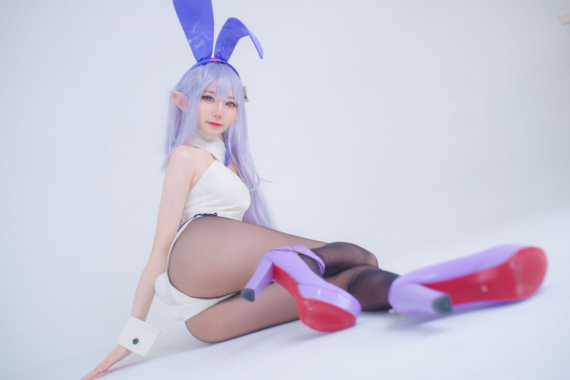 图片[3]-No.054 – Emilia BunnyGirl [32P]-cos王者